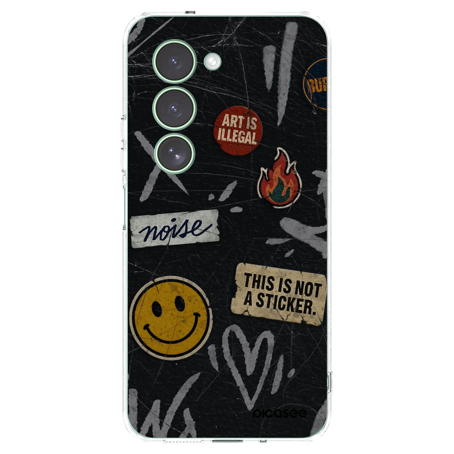 Picasee silikonski prozorni ovitek za Xiaomi Redmi 15 5G - STICKERS x TAGS