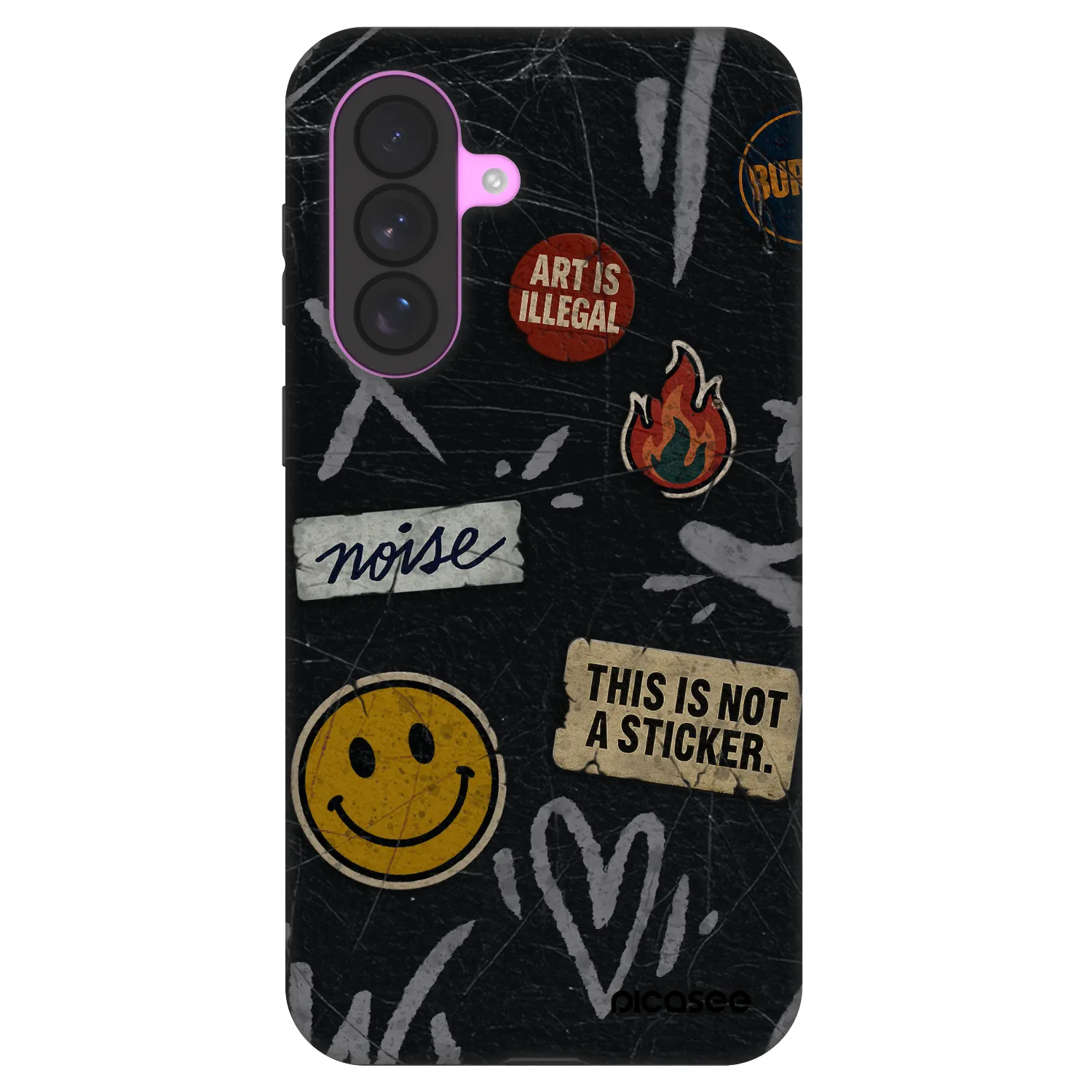Picasee Fashion Case za Samsung Galaxy A37 - STICKERS x TAGS