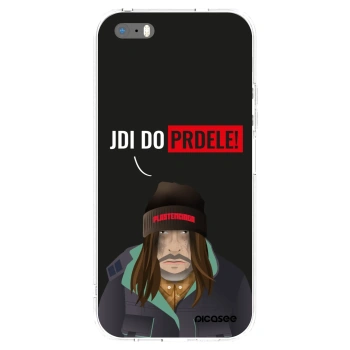 Picasee silikonski prozorni ovitek za Apple iPhone 5/5S/SE - Bezďák