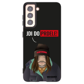 Picasee silikonski črni ovitek za Samsung Galaxy S21 5G G991B - Bezďák