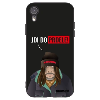Picasee silikonski črni ovitek za Apple iPhone XR - Bezďák
