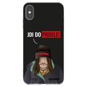 Picasee silikonski prozorni ovitek za Apple iPhone XS Max - Bezďák