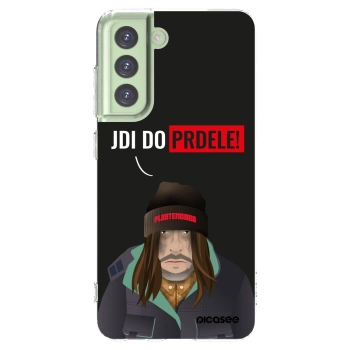 Picasee silikonski prozorni ovitek za Samsung Galaxy S21 FE 5G - Bezďák