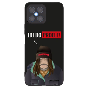 Picasee silikonski črni ovitek za Honor X8 4G - Bezďák