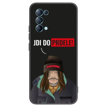 Picasee silikonski črni ovitek za OPPO Reno 5 5G - Bezďák