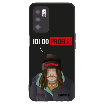 Picasee silikonski črni ovitek za OPPO A16 - Bezďák