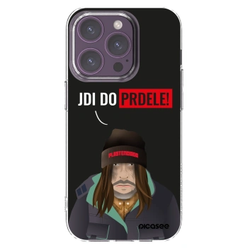 Picasee silikonski prozorni ovitek za Apple iPhone 14 Pro - Bezďák