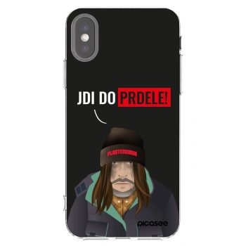 Picasee silikonski prozorni ovitek za Apple iPhone X/XS - Bezďák