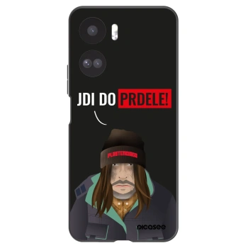 Picasee silikonski črni ovitek za Honor 90 Lite 5G - Bezďák