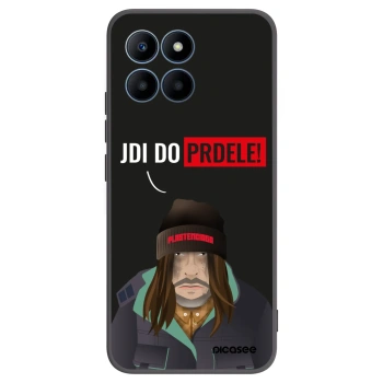 Picasee silikonski črni ovitek za Honor 70 Lite - Bezďák