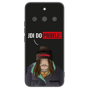 Picasee silikonski črni ovitek za Realme 11 Pro+ - Bezďák