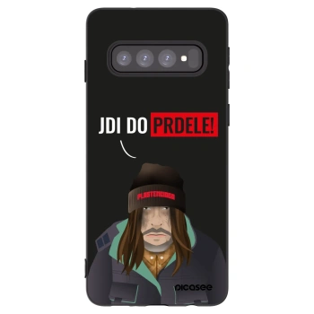 Picasee silikonski črni ovitek za Samsung Galaxy S10 G973 - Bezďák