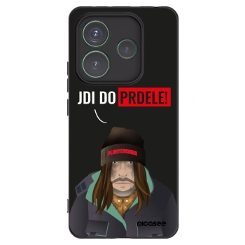 Picasee silikonski črni ovitek za Xiaomi Redmi Note 14 5G - Bezďák