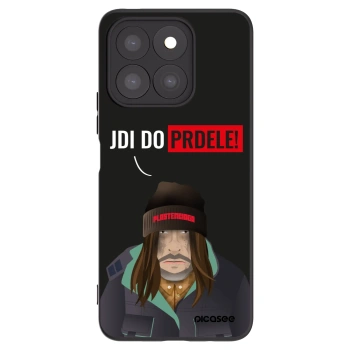 Picasee silikonski črni ovitek za Honor X8c - Bezďák