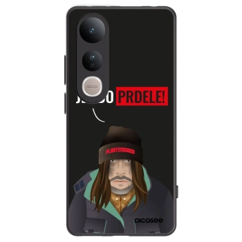 Picasee silikonski črni ovitek za Vivo V50 Lite 5G - Bezďák