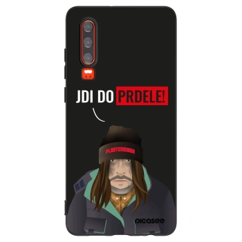 Picasee silikonski črni ovitek za Huawei P30 - Bezďák
