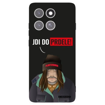 Picasee silikonski črni ovitek za Motorola Edge 60 Pro - Bezďák