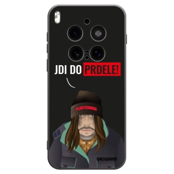 Picasee silikonski črni ovitek za Vivo X300 Pro - Bezďák