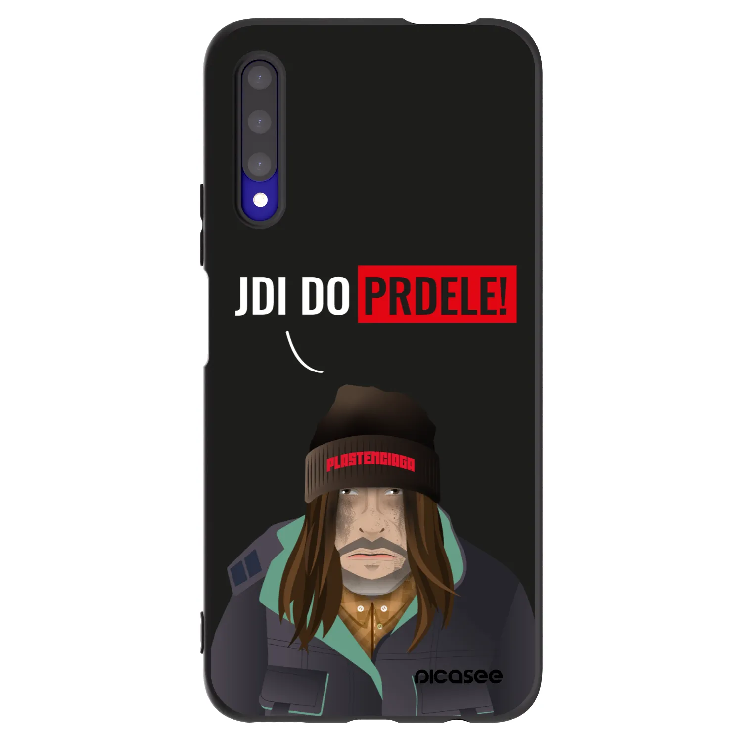 Picasee silikonski črni ovitek za Honor 9X Pro - Bezďák