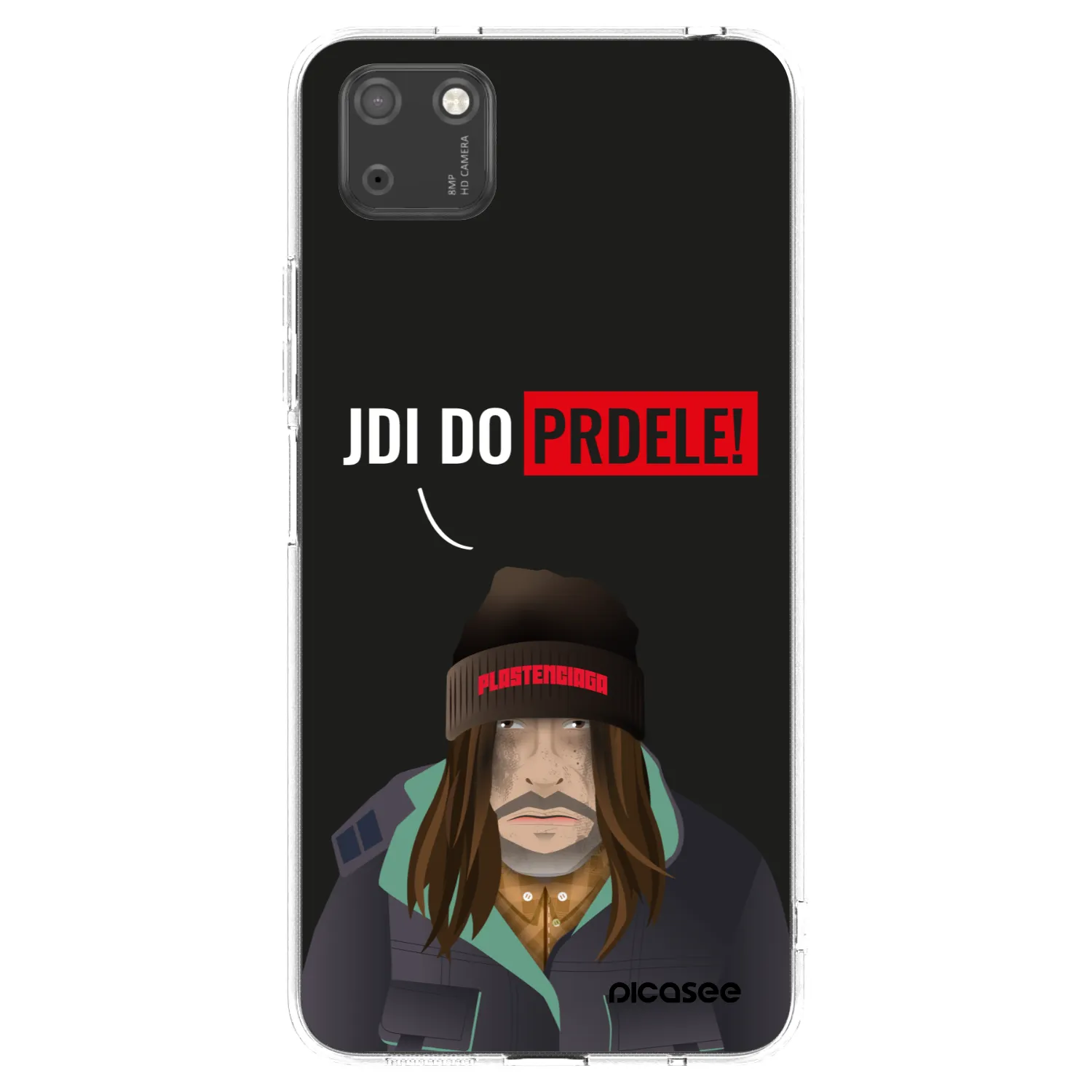 Picasee silikonski prozorni ovitek za Huawei Y5P - Bezďák