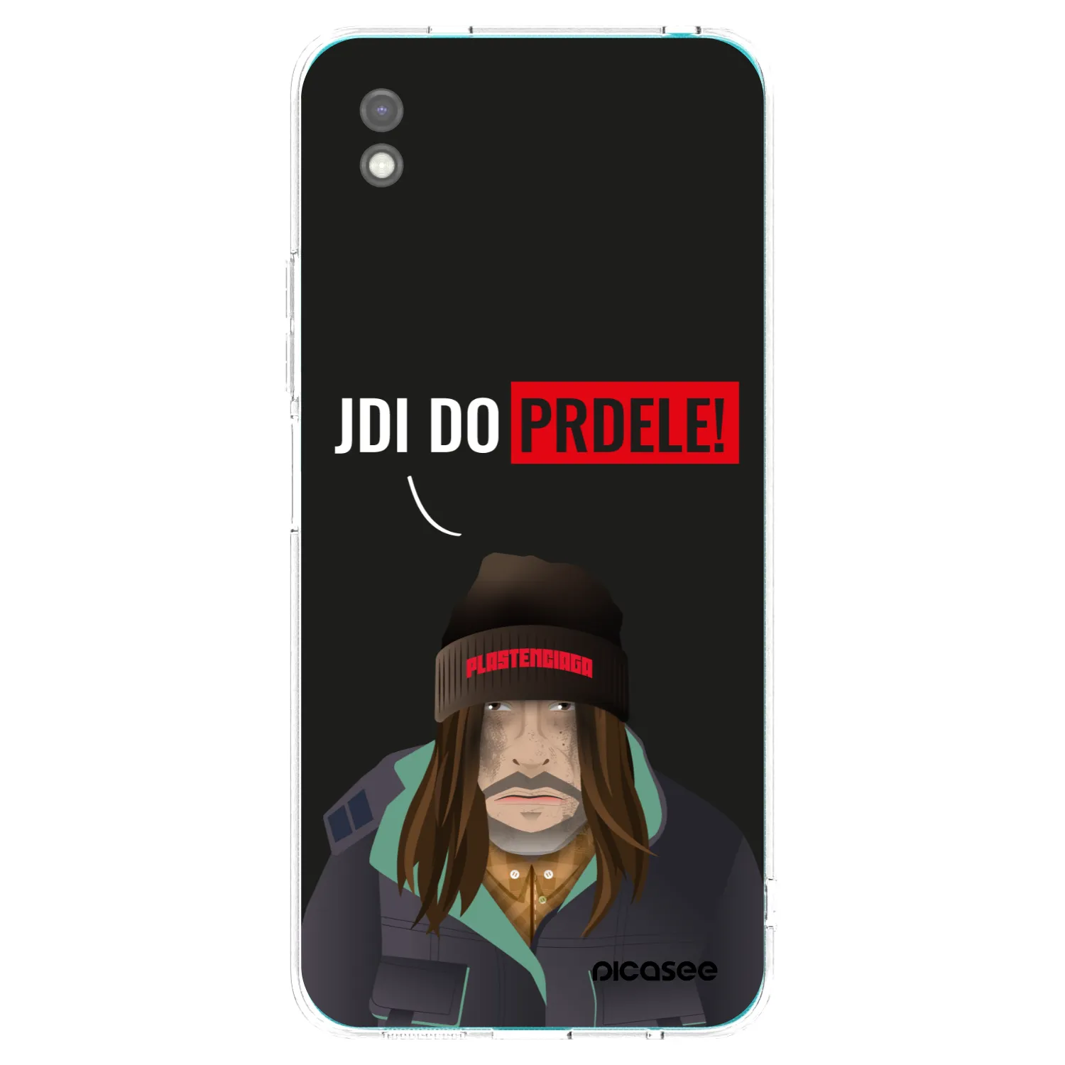 Picasee silikonski črni ovitek za Xiaomi Redmi 9A - Bezďák