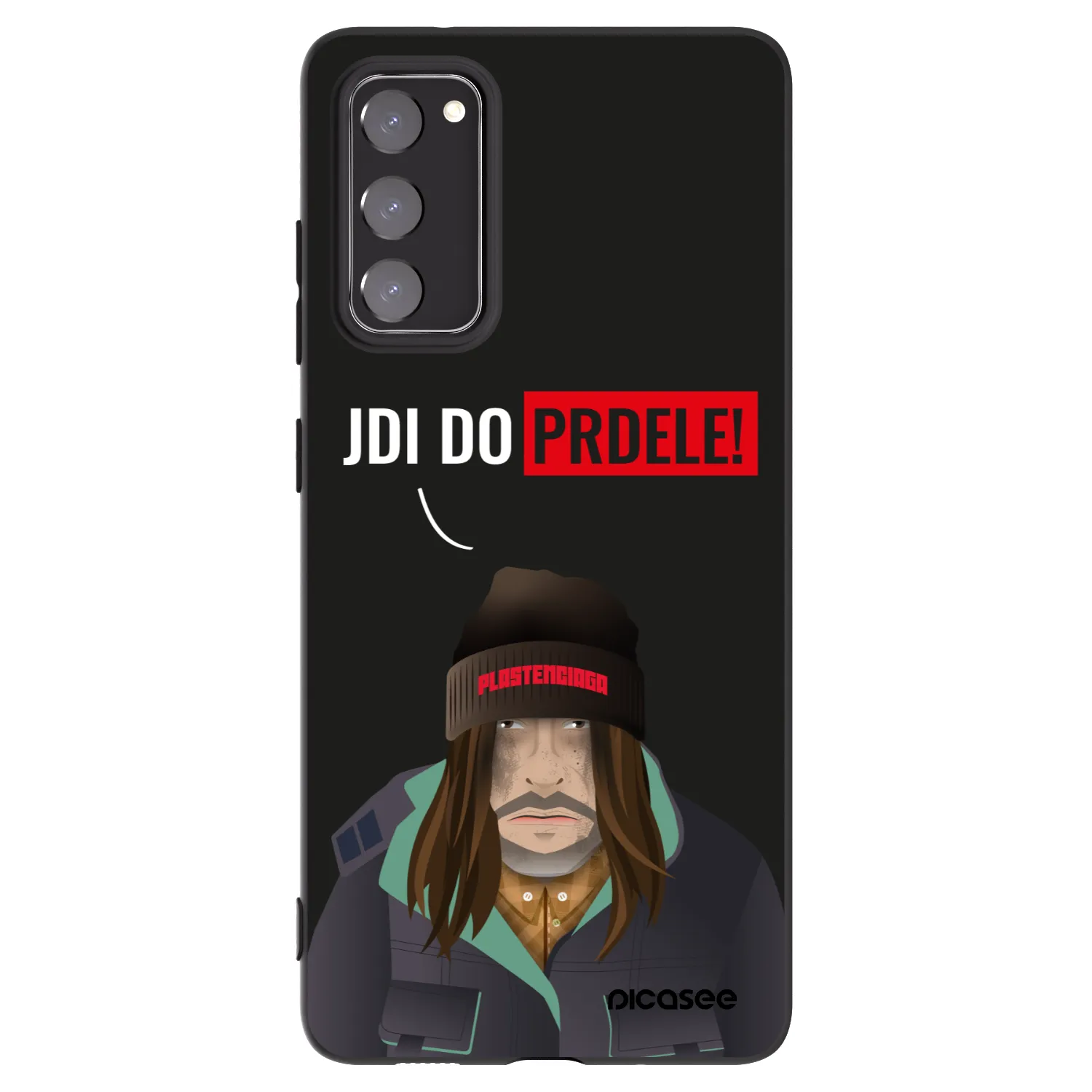 Picasee silikonski črni ovitek za Samsung Galaxy S20 FE - Bezďák