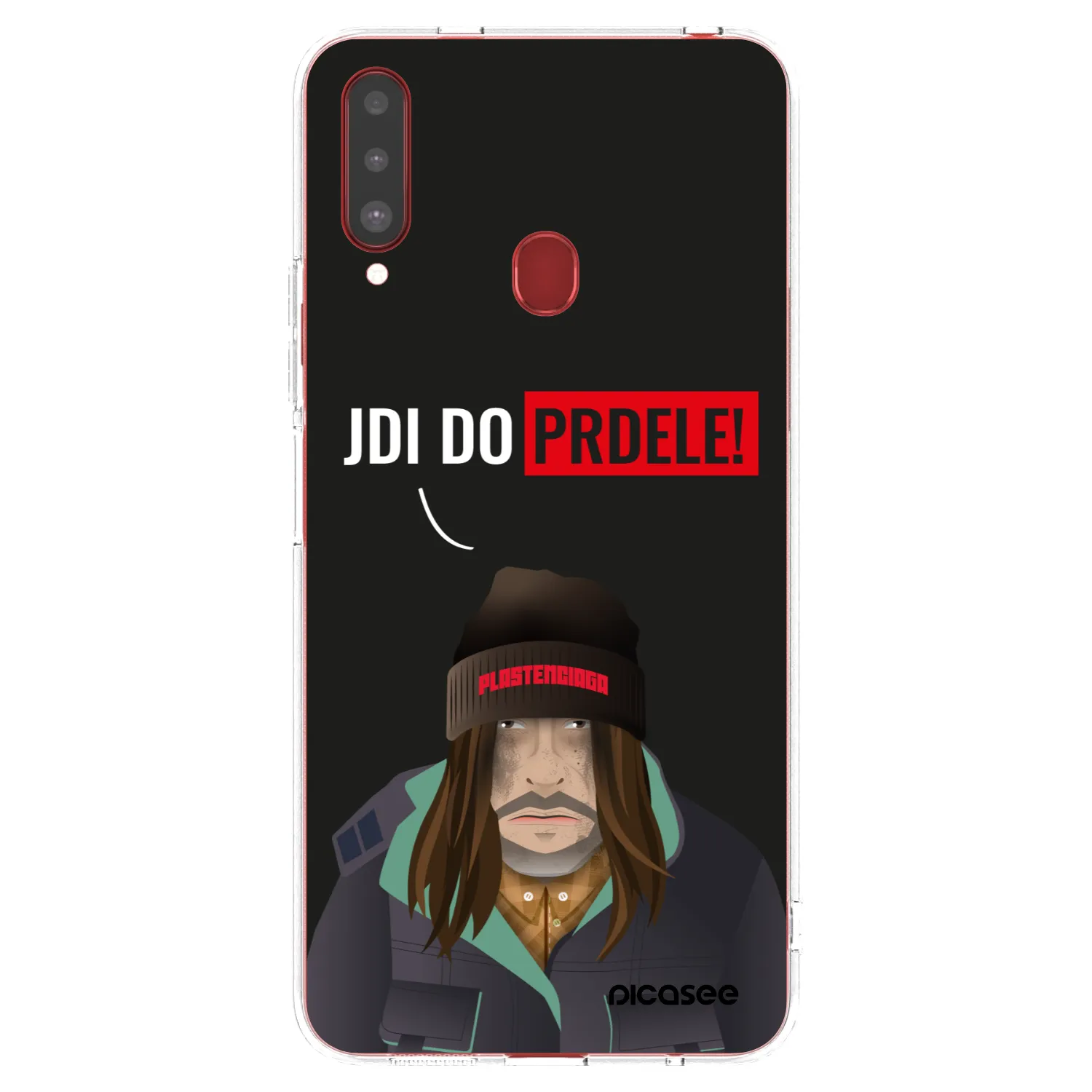 Picasee silikonski prozorni ovitek za Samsung Galaxy A20s - Bezďák