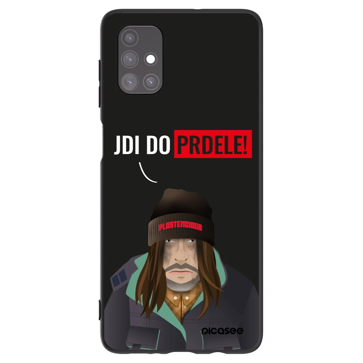 Picasee silikonski črni ovitek za Samsung Galaxy M51 M515F - Bezďák
