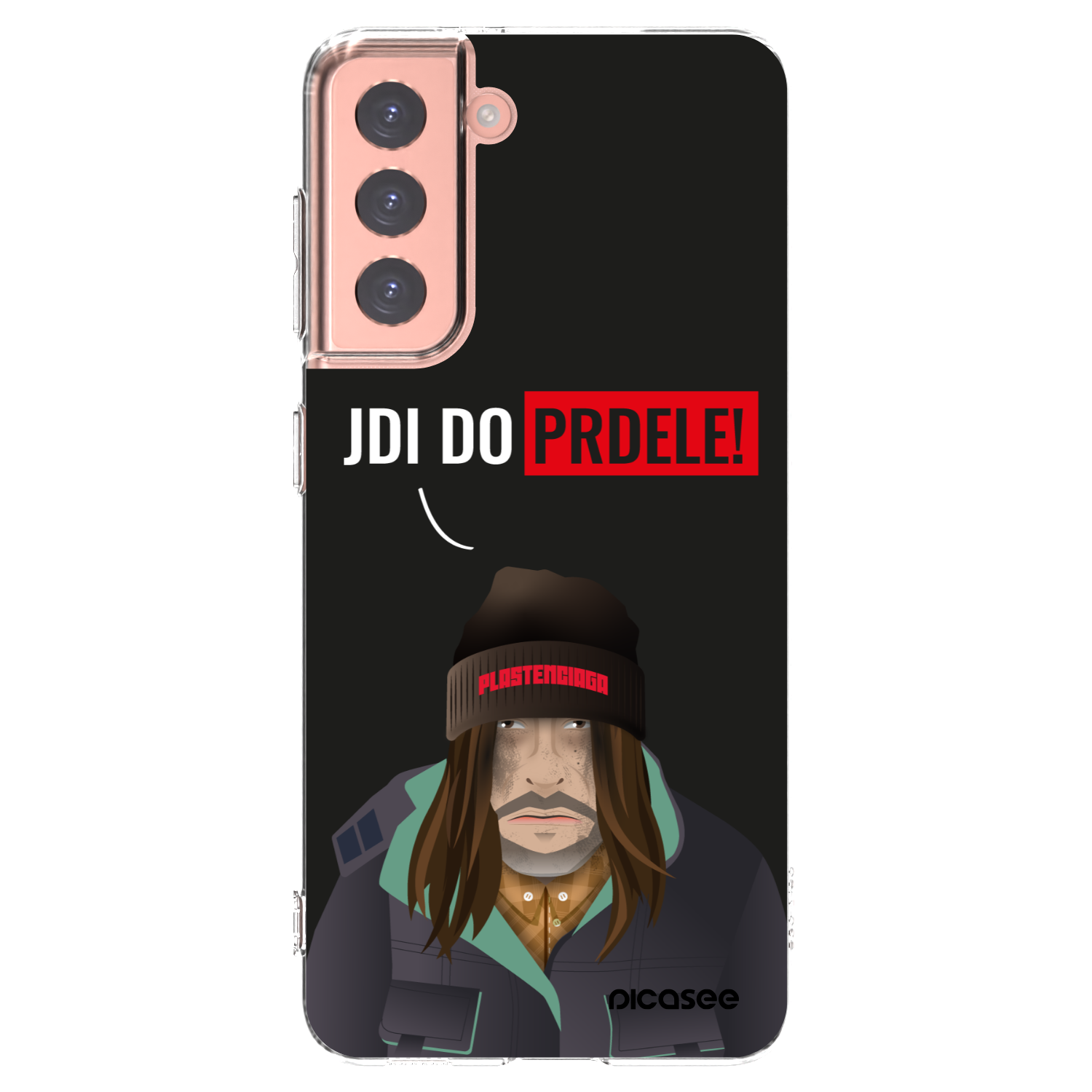 Picasee silikonski prozorni ovitek za Samsung Galaxy S21 5G G991B - Bezďák