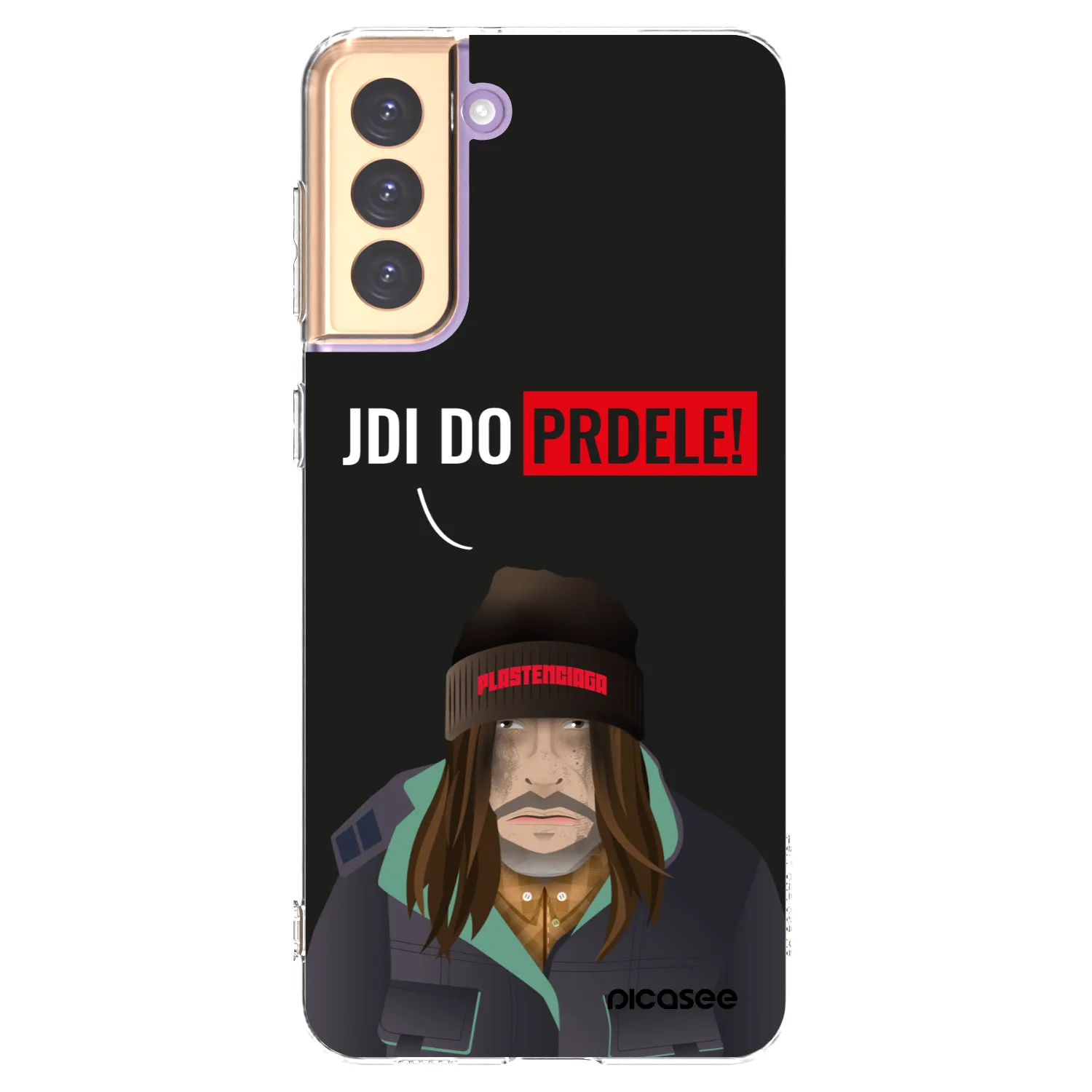 Picasee silikonski prozorni ovitek za Samsung Galaxy S21+ 5G G996F - Bezďák