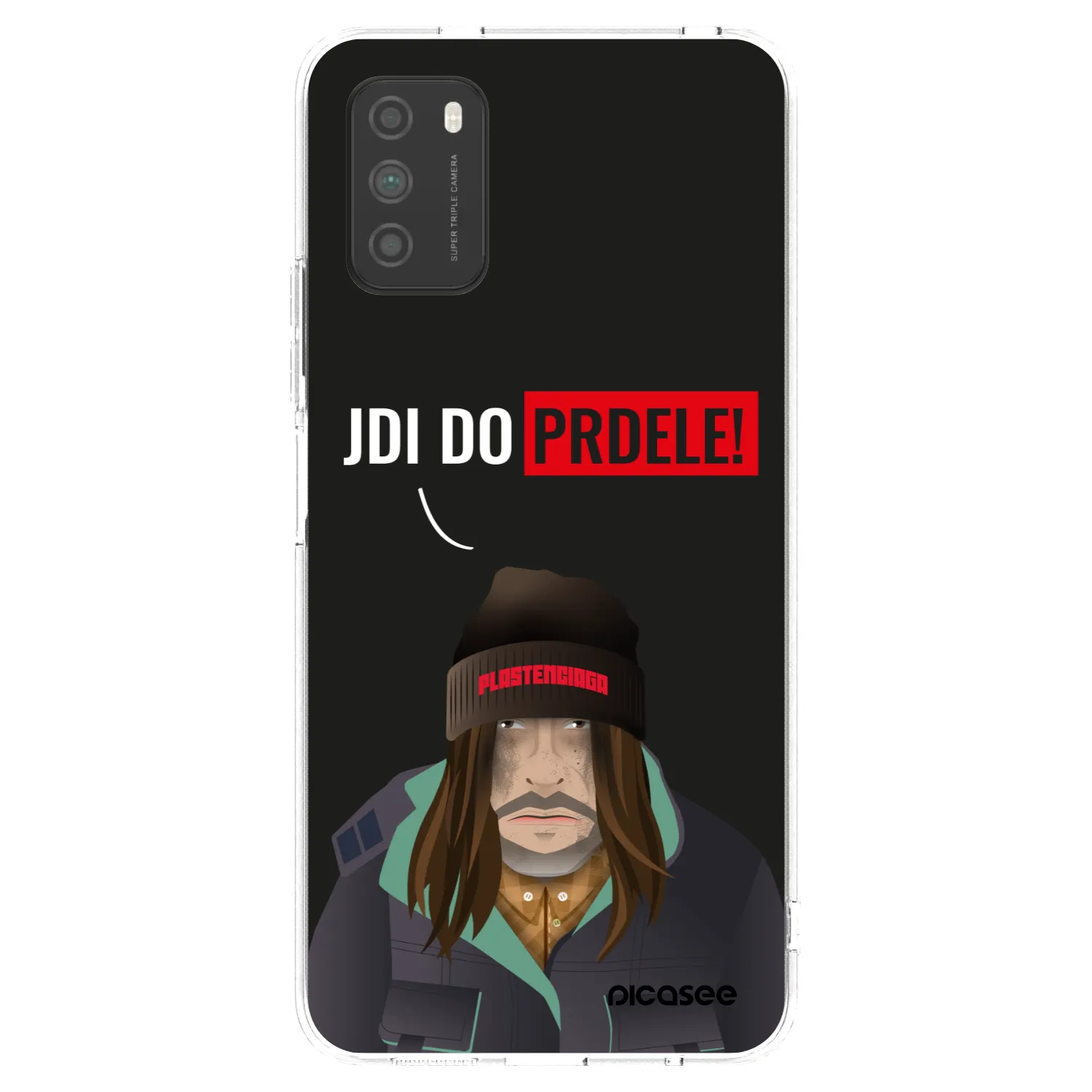 Picasee silikonski prozorni ovitek za Xiaomi Poco M3 - Bezďák