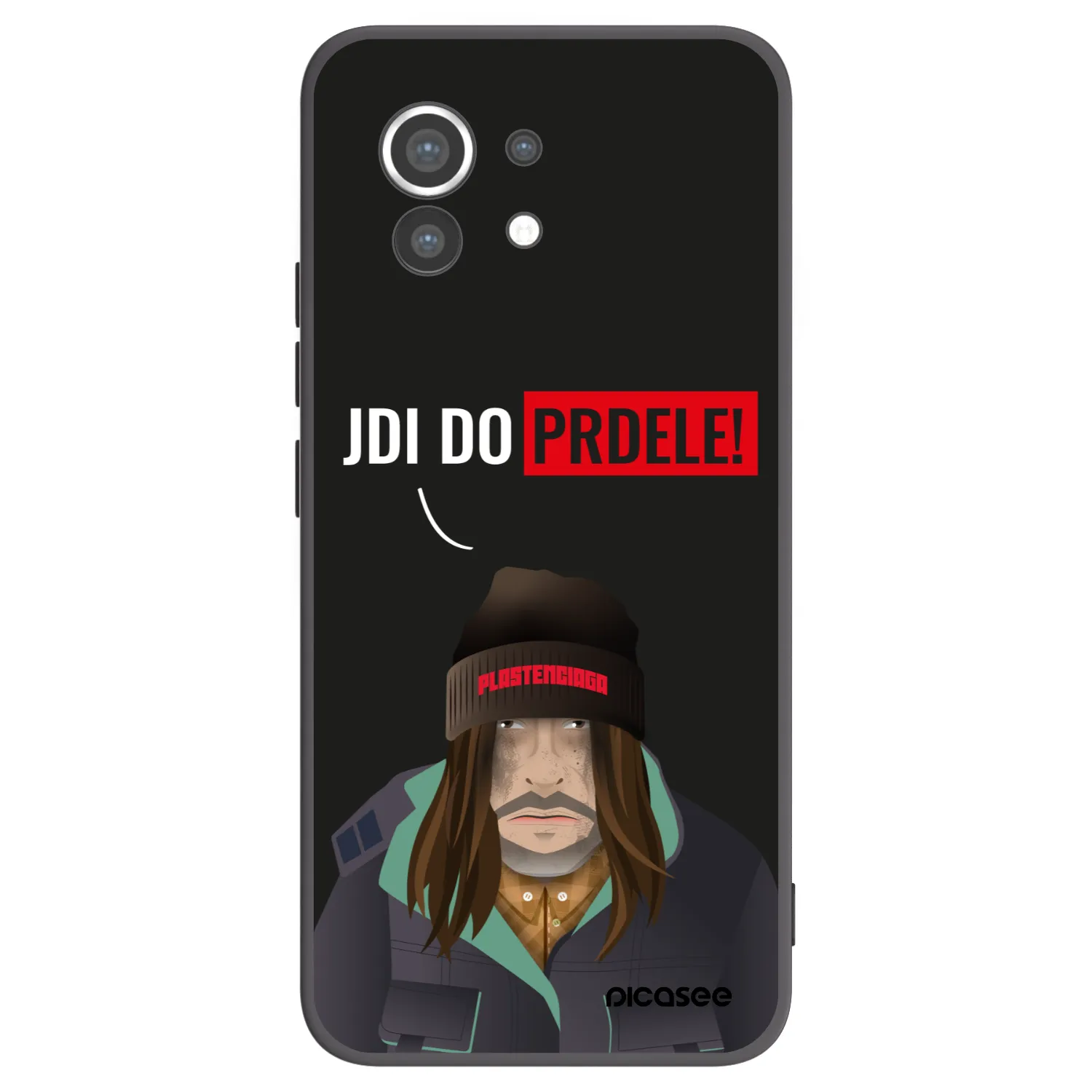 Picasee silikonski črni ovitek za Xiaomi Mi 11 - Bezďák
