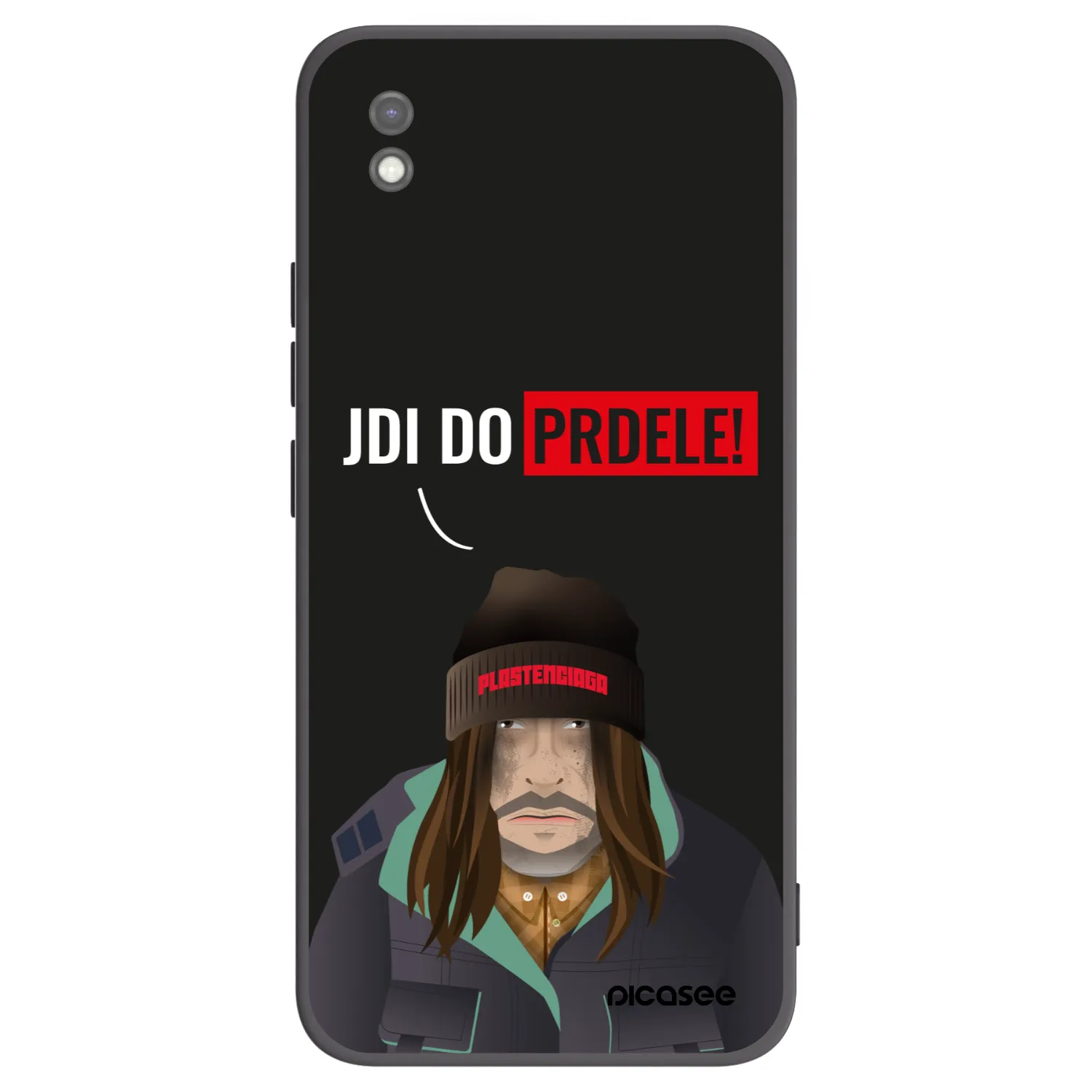 Picasee silikonski črni ovitek za Xiaomi Redmi 9AT - Bezďák
