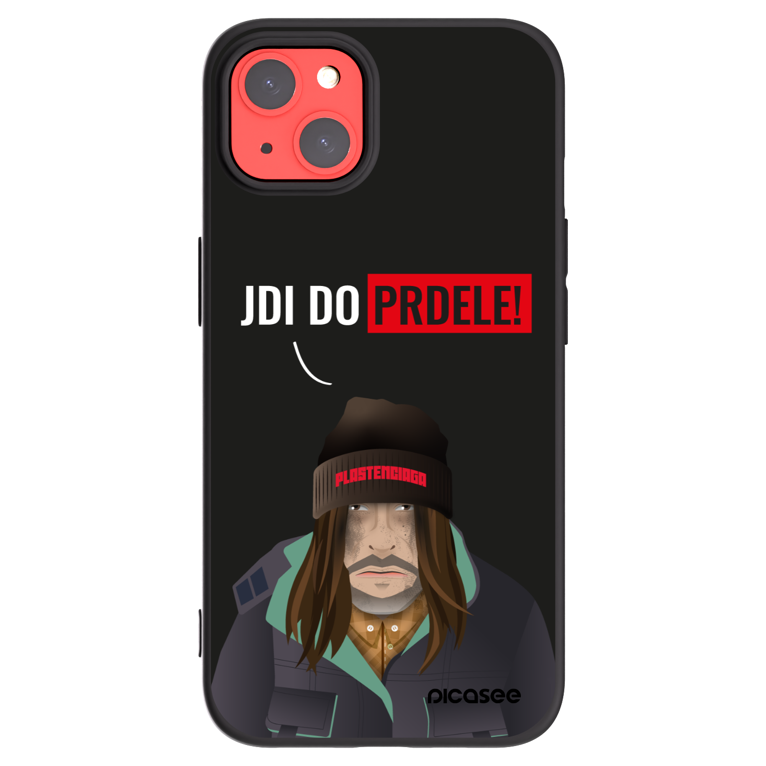 Picasee silikonski črni ovitek za Apple iPhone 13 - Bezďák