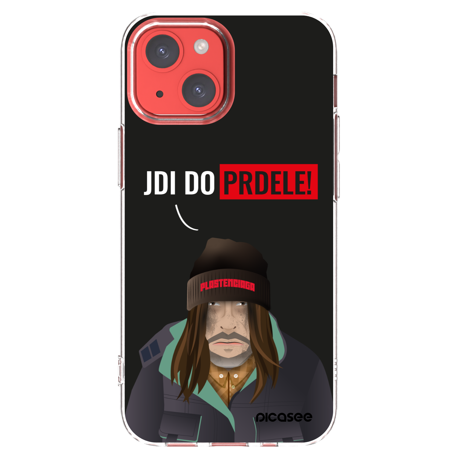 Picasee silikonski prozorni ovitek za Apple iPhone 13 mini - Bezďák