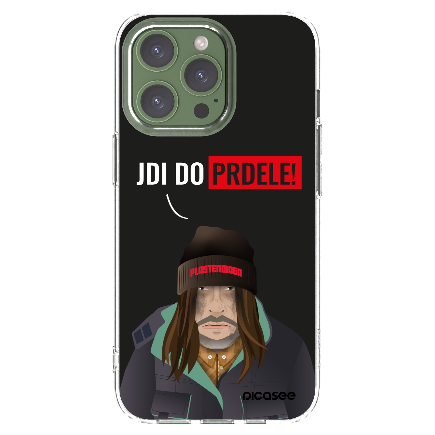 Picasee silikonski prozorni ovitek za Apple iPhone 13 Pro - Bezďák