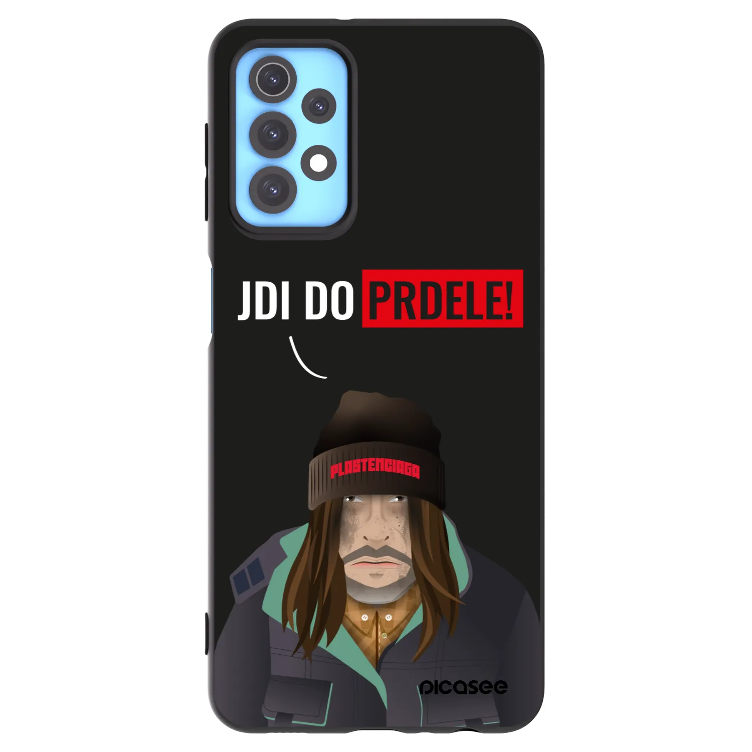 Picasee silikonski črni ovitek za Samsung Galaxy A32 4G SM-A325F - Bezďák