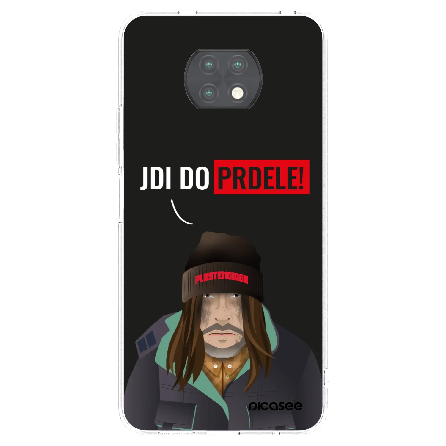 Picasee silikonski prozorni ovitek za Xiaomi Redmi Note 9T - Bezďák