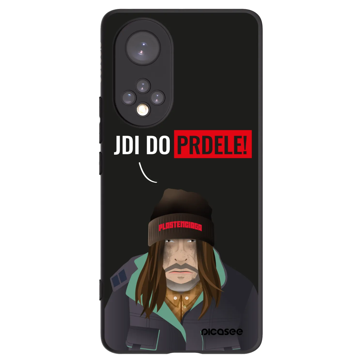 Picasee silikonski črni ovitek za Huawei Nova 9 - Bezďák