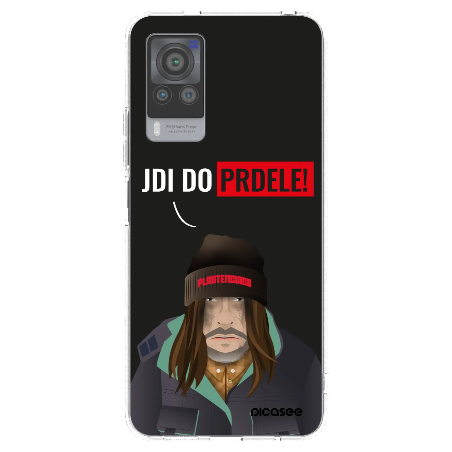 Picasee silikonski prozorni ovitek za Vivo X60 Pro 5G - Bezďák