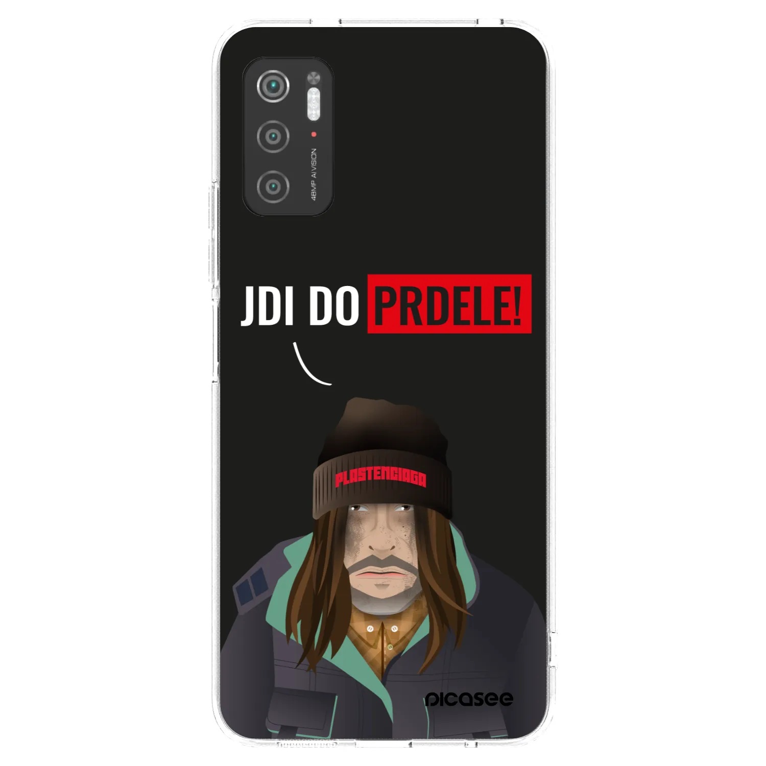 Picasee silikonski prozorni ovitek za Xiaomi Poco M3 Pro 5G - Bezďák