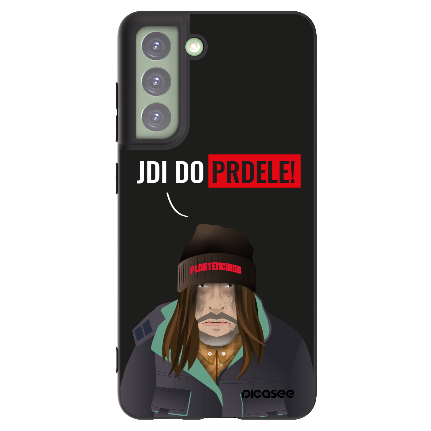 Picasee silikonski črni ovitek za Samsung Galaxy S21 FE 5G - Bezďák