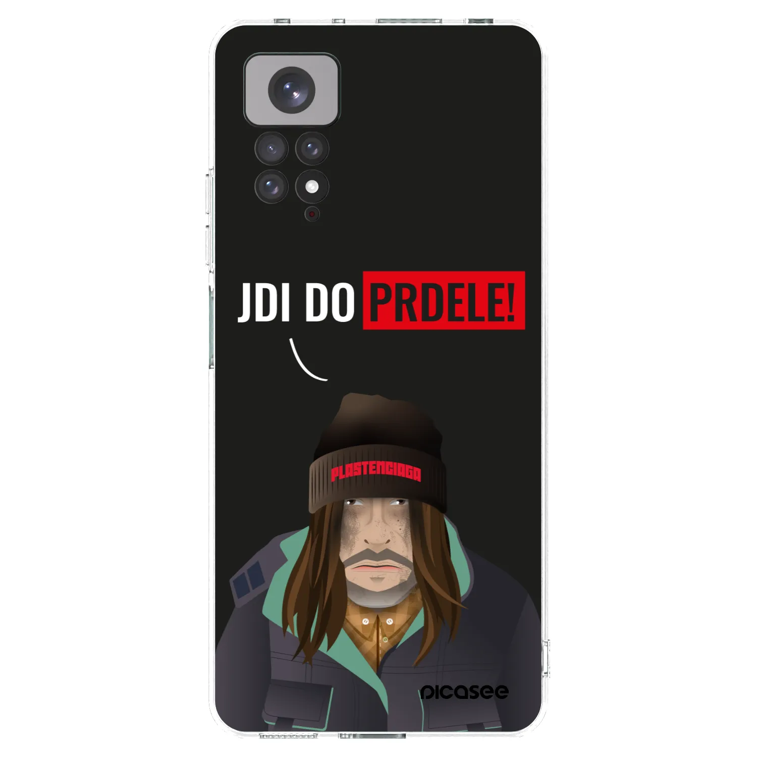 Picasee silikonski prozorni ovitek za Xiaomi Redmi Note 11 - Bezďák