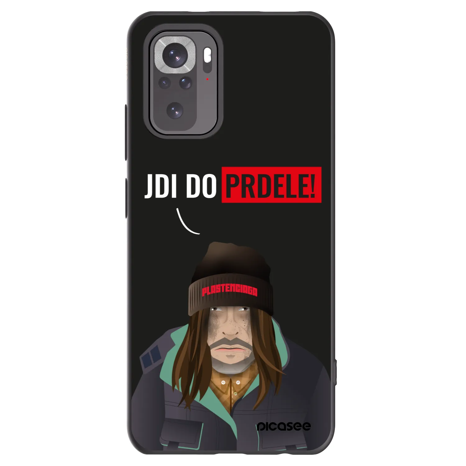 Picasee silikonski črni ovitek za Xiaomi Redmi Note 11S 4G - Bezďák