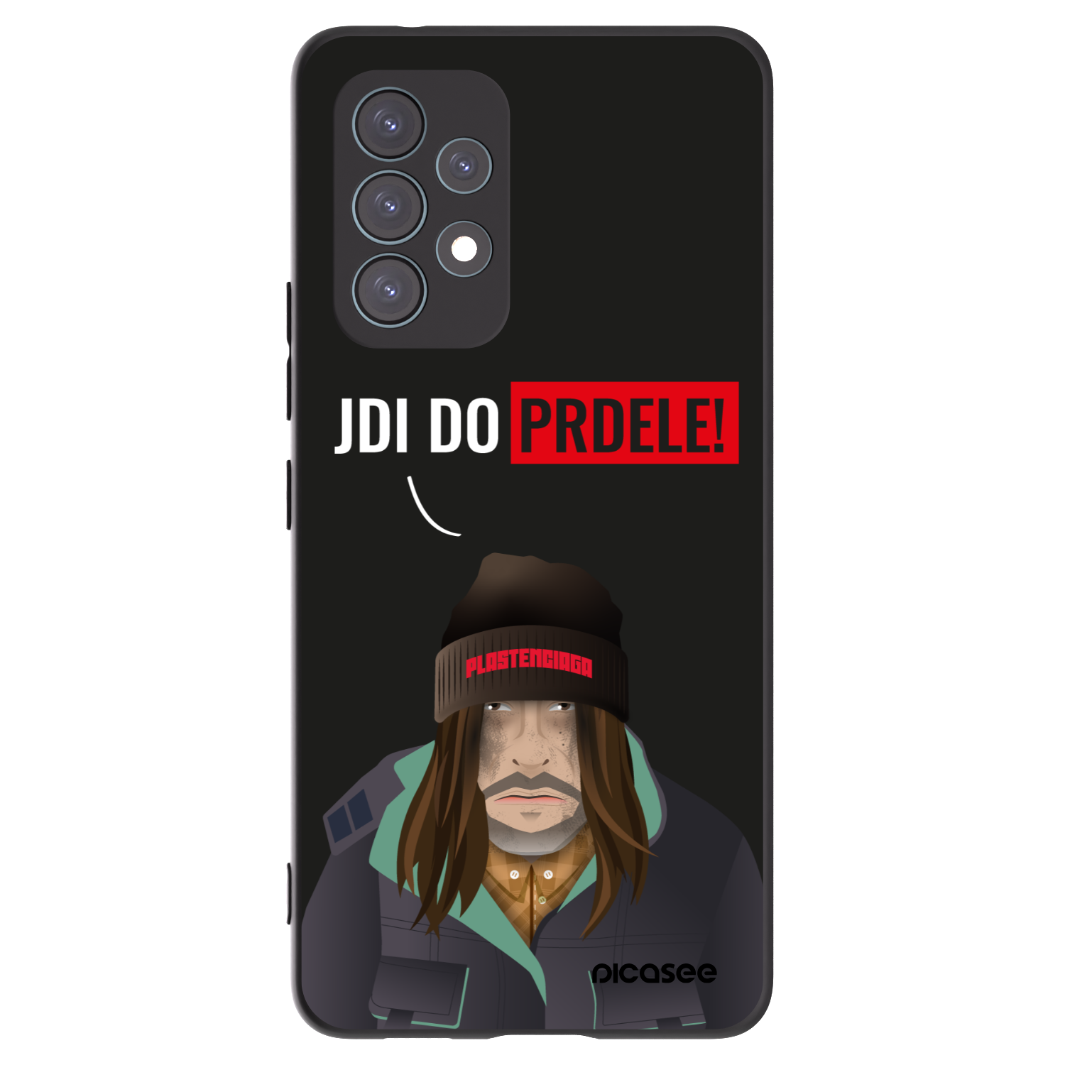 Picasee silikonski črni ovitek za Samsung Galaxy A53 5G A536 - Bezďák