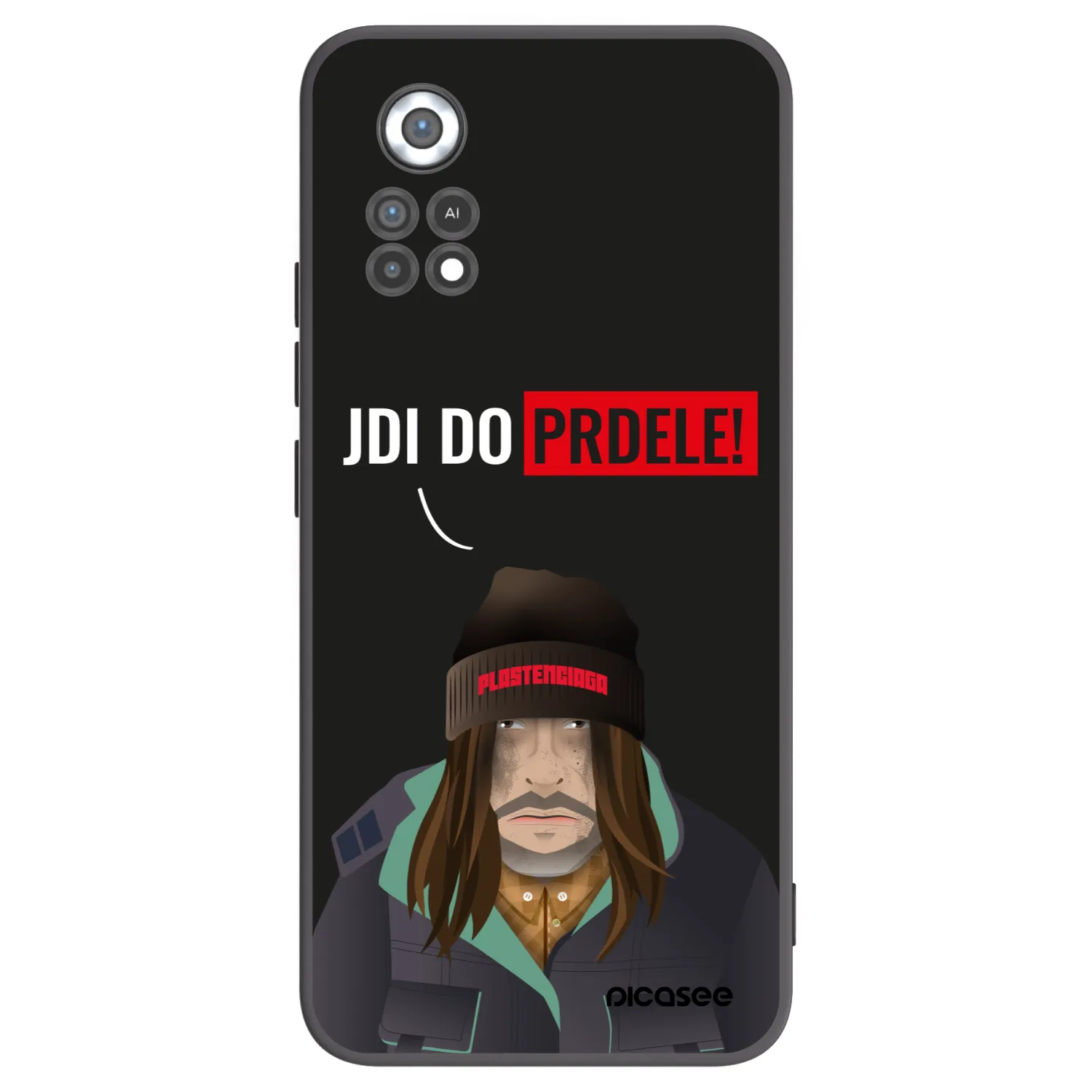 Picasee silikonski črni ovitek za Xiaomi Poco X4 Pro 5G - Bezďák