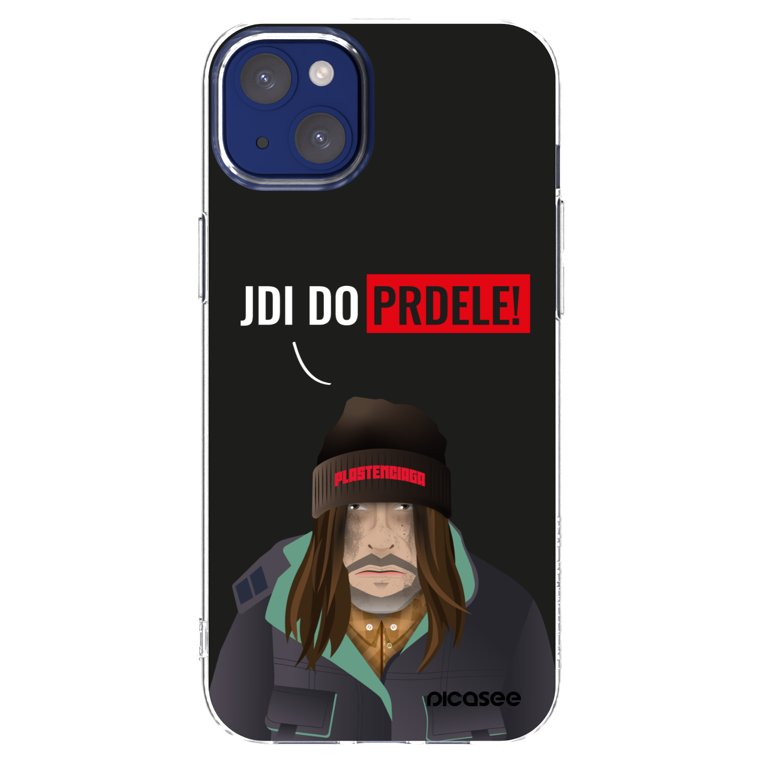 Picasee silikonski prozorni ovitek za Apple iPhone 14 Plus - Bezďák