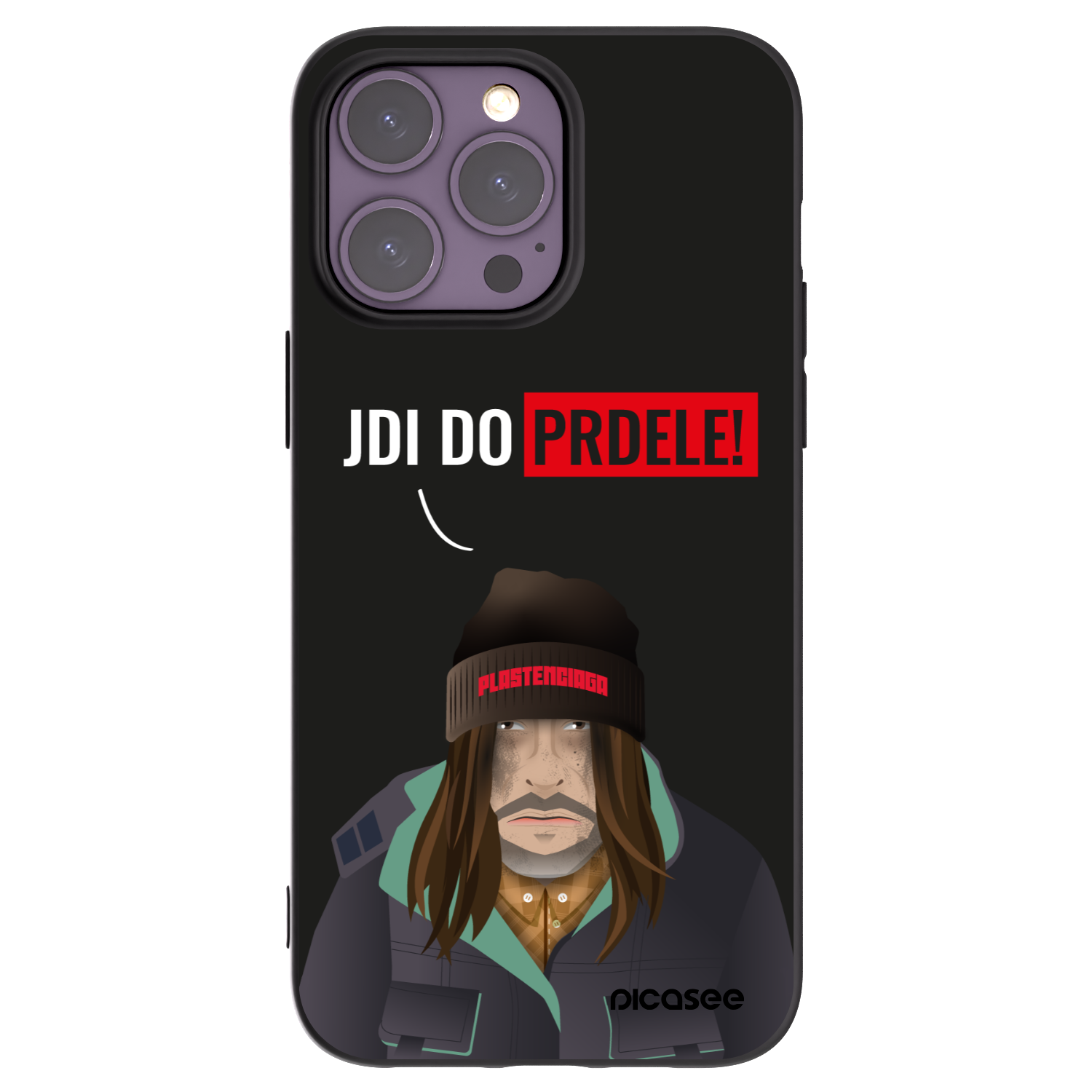Picasee silikonski črni ovitek za Apple iPhone 14 Pro Max - Bezďák