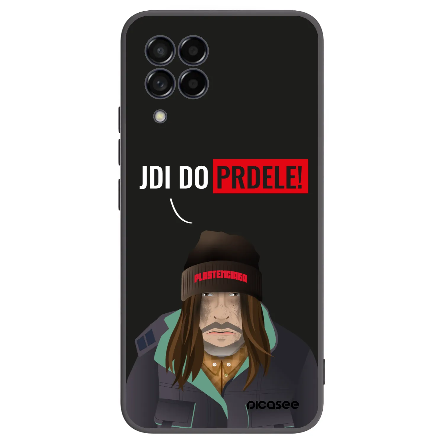 Picasee silikonski črni ovitek za Samsung Galaxy M53 5G - Bezďák