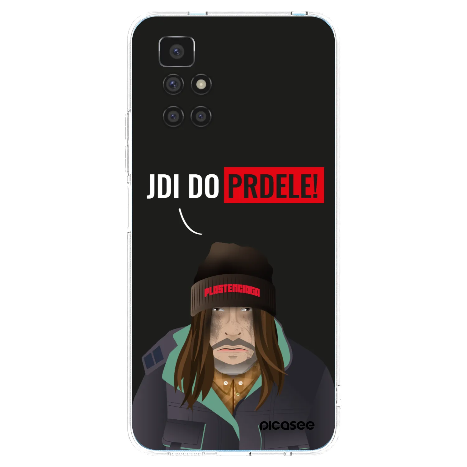 Picasee silikonski prozorni ovitek za Xiaomi Redmi 10 (2022) - Bezďák